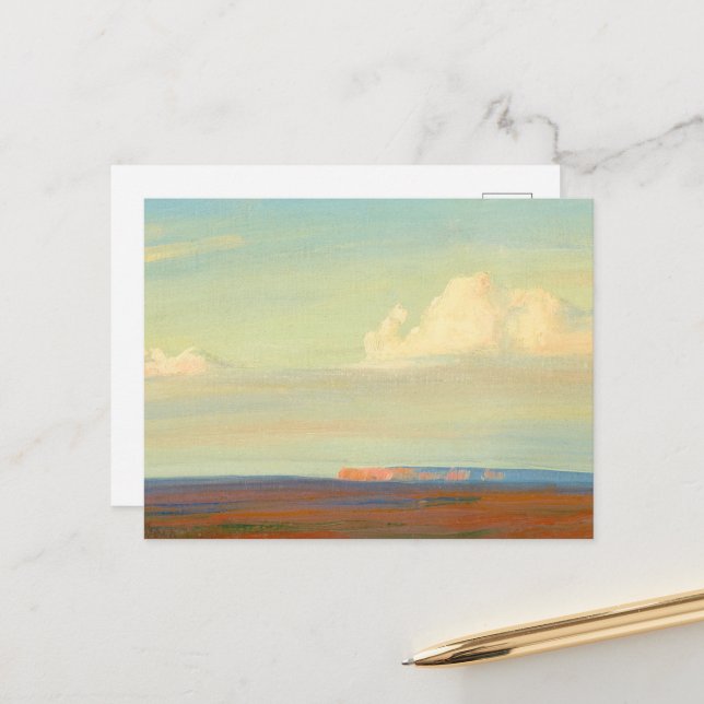 Navajo Land, sydvästra Chinle av Maynard Dixon Vykort (Fram/Back In Situ)