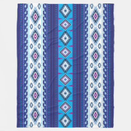 Navajo Mönster Design-11 Blanket Fleecefilt
