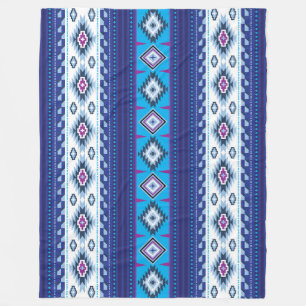 Navajo Mönster Design-11 Blanket Fleecefilt