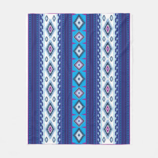 Navajo Mönster Design-11 Blanket Fleecefilt