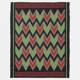 Navajo Mönster Design-11 Blanket Fleecefilt