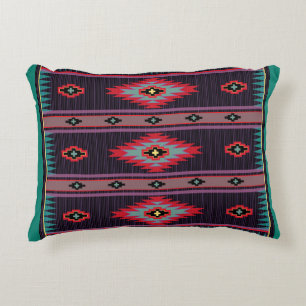 Navajo Mönster Design Sju B Prydnadskudde