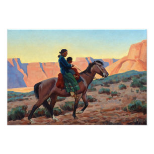 Navajo Mor, 1945 av Maynard Dixon Fototryck
