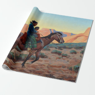 Navajo Mor, 1945 av Maynard Dixon Presentpapper