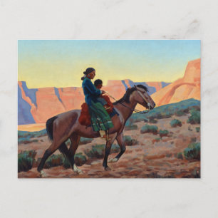 Navajo Mor, 1945 av Maynard Dixon Vykort
