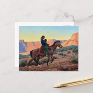 Navajo Mor av Maynard Dixon Vykort