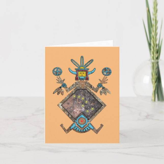 Navajo Mythology Tack Kort (Framsida)