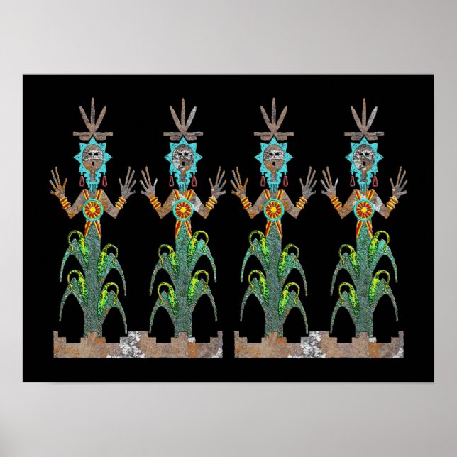 Navajo Mytologi Affisch (Framsidan)