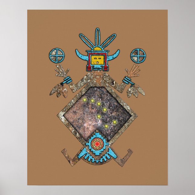 Navajo-mytologi affisch (Framsidan)