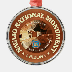 Navajo National Monument (NM) Julgransprydnad Metall