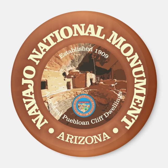 Navajo National Monument (NM) Magnet (Framsidan)