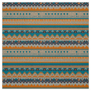 Navajo Native Indian Design Fabric Tyg
