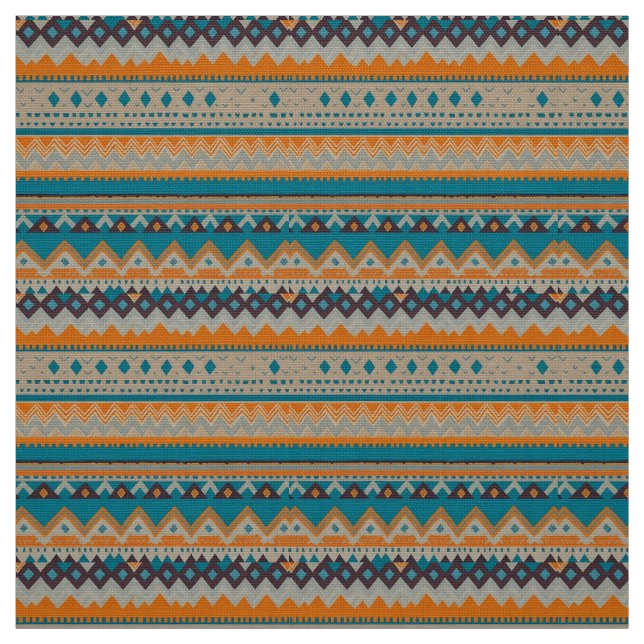 Navajo Native Indian Design Fabric Tyg (Provkarta)