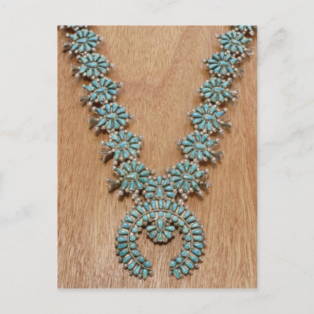 Navajo necklace vykort (Framsida)