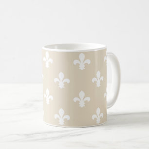 Navajo Neutralt Fleur de Lys Kaffemugg