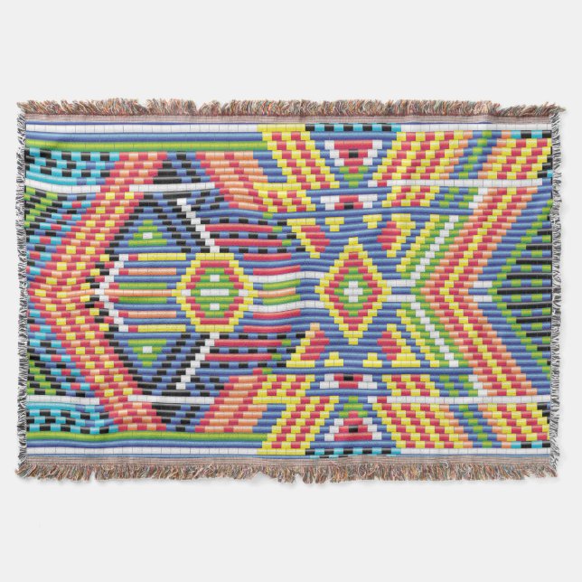 Navajo-pärlmönster Filt (Framsidan)