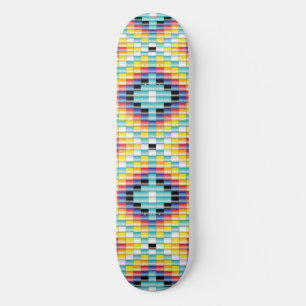 Navajo-pärlmönster Mini Skateboard Bräda 18,5 Cm