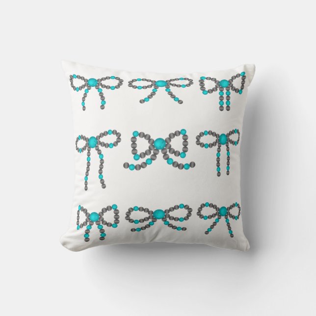 Navajo Pearl Bow Pillow Kudde (Framsida)