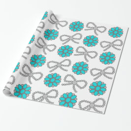 Navajo Pearl Turcos Jewelry Wrapping Papper Presentpapper