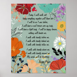 Navajo Prayer Walk i Beauty Poster