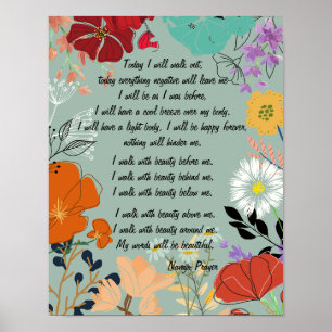 Navajo Prayer Walk i Beauty Poster