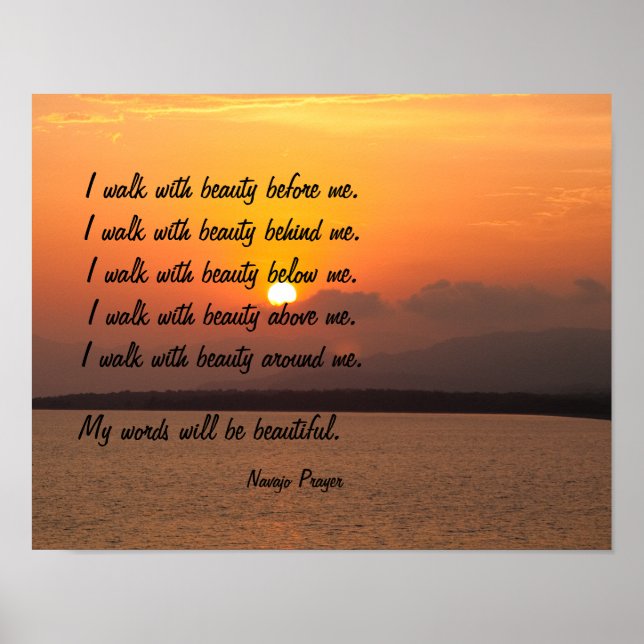 Navajo Prayer Walk i Beauty Poster (Framsidan)