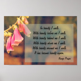 Navajo Prayer Walk i Beauty Poster