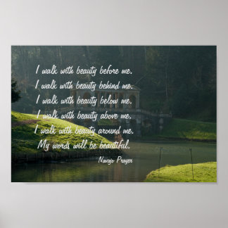 Navajo Prayer Walk i Beauty Poster