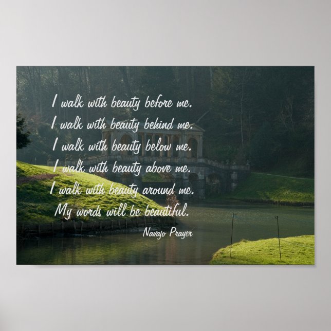 Navajo Prayer Walk i Beauty Poster (Framsidan)