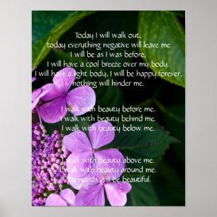 Navajo Prayer Walk i Beauty Poster