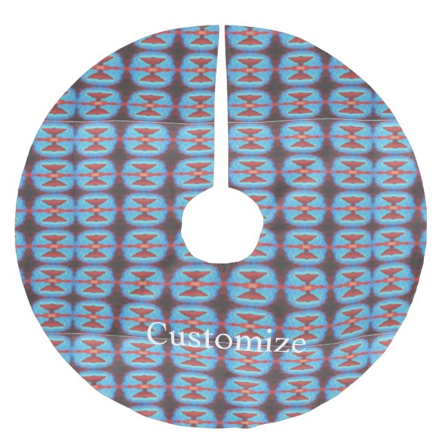 Navajo red sten Thunder_Cove Julgransmatta Borstad Polyester (Framsidan)