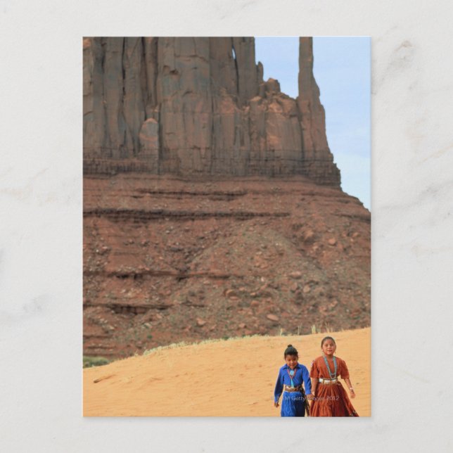 Navajo Reservation Land Vykort (Framsida)