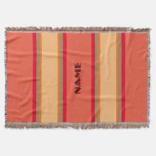 ’Navajo’ Stil Ull Throw Blanket Filt