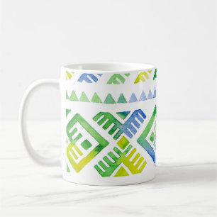 Navajo Tribute: Watercolor Tribal Majesty Kaffemugg