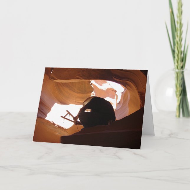 Navajo Upper Antelope Canyon (2) - kort (Framsida)