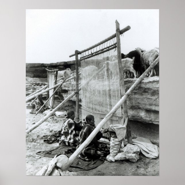 Navajo weavers, 1914 poster (Framsidan)