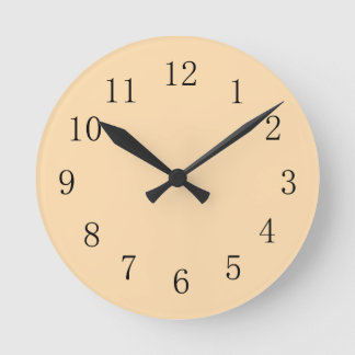 Navajo White Kitchen Wall Clock Rund Klocka