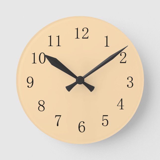 Navajo White Kitchen Wall Clock Rund Klocka (Framsida)
