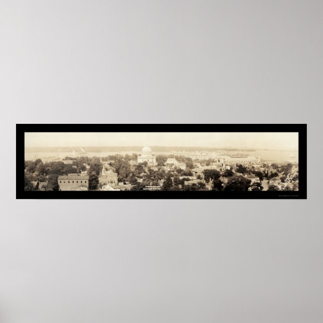 Naval Academy, MD Photo 1919 Poster (Framsidan)