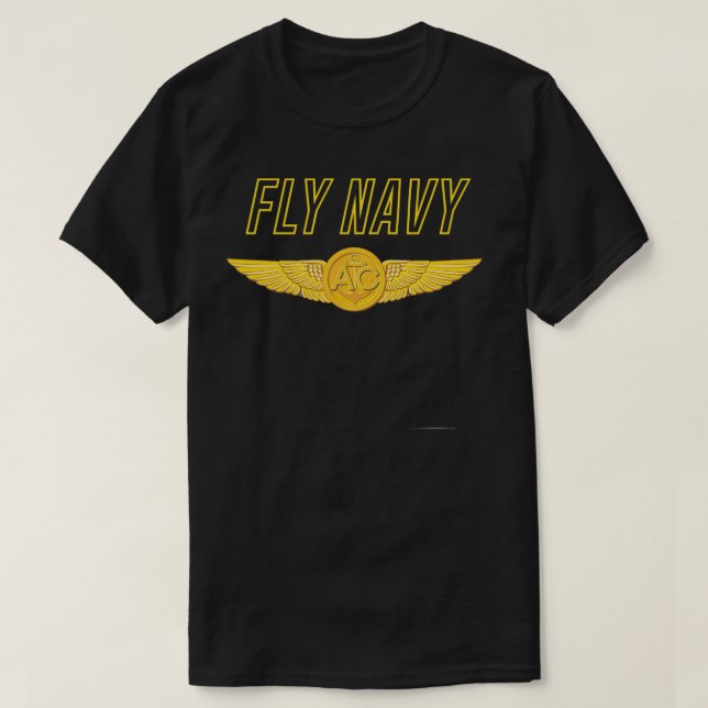 Naval Airmission Vingar Navy Aircrewman Vingar Pul T Shirt (Design framsida)
