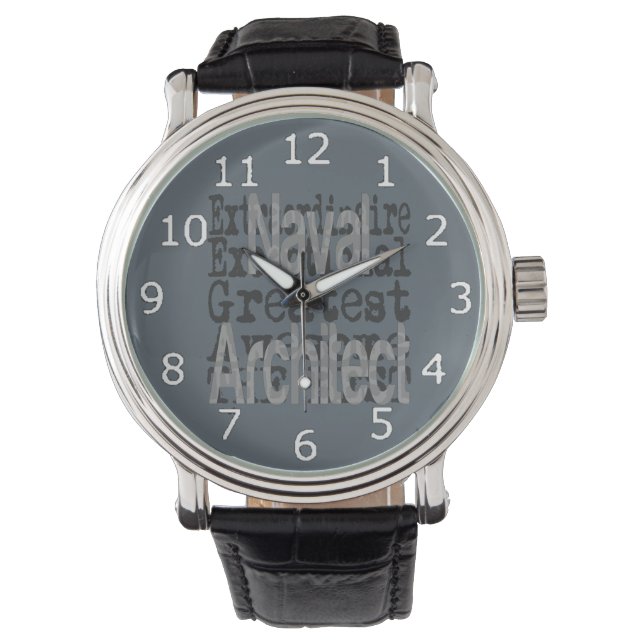 Naval Architect Extraordinaire Armbandsur (Framsida)
