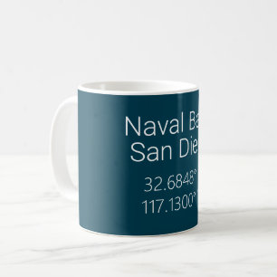 Naval Base San Diego Latitude Longitud Kaffemugg