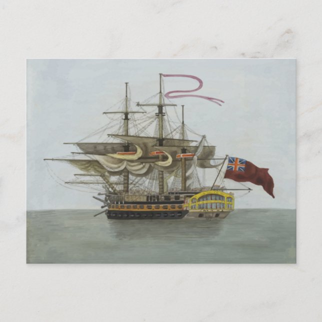 Naval Battleship Vykort (Framsida)