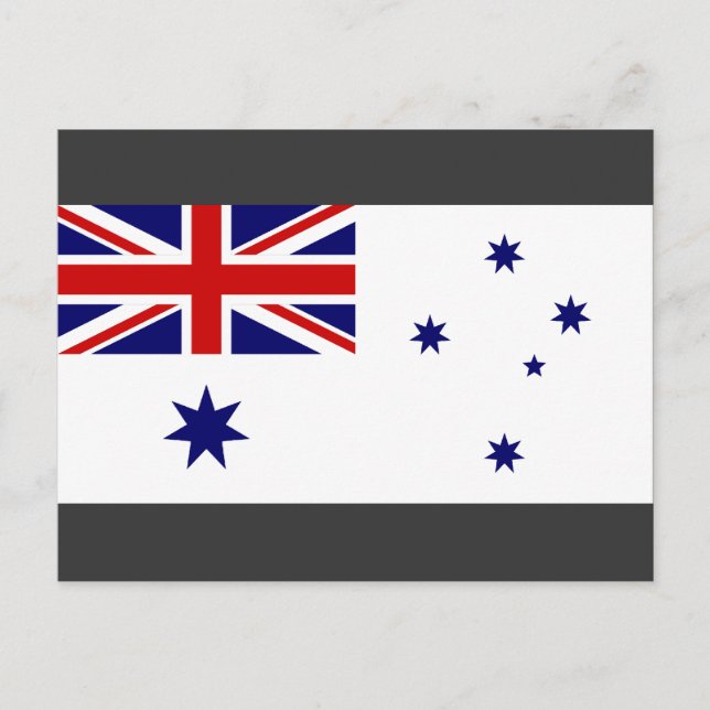 Naval Ensign Australia, Australien Vykort (Framsida)