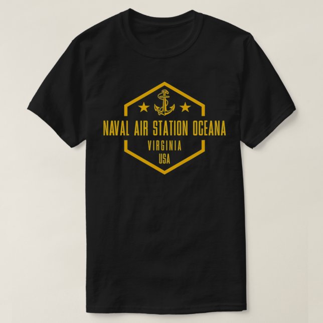Naval Luft Station Oceana T Shirt (Design framsida)