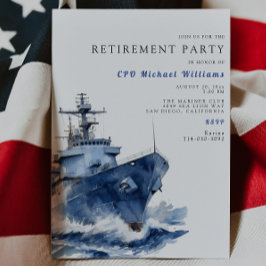 Naval Milial Pension Party Inbjudningar