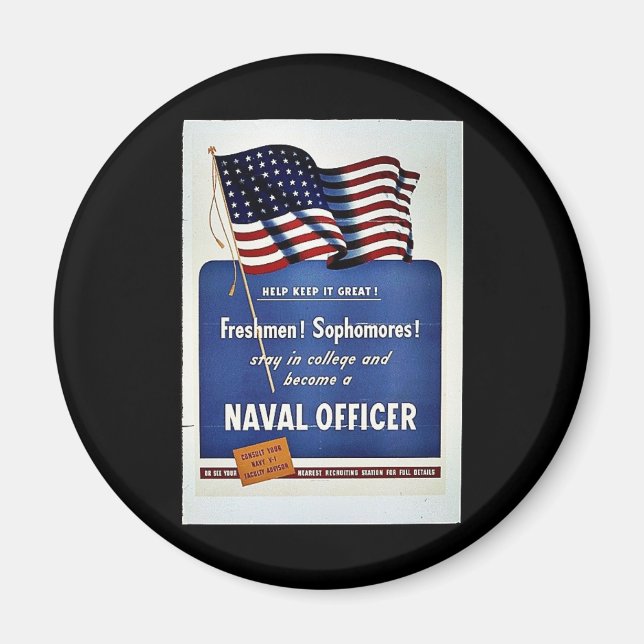 Naval Officer Magnet (Framsidan)