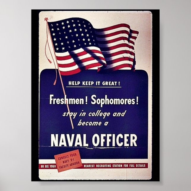 Naval Officer Poster (Framsidan)