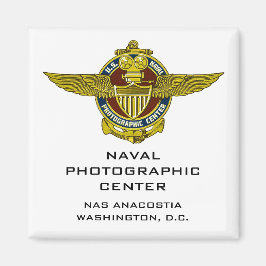 NAVAL PHOTOGRAPHIC CENTER (Färg) Magnet
