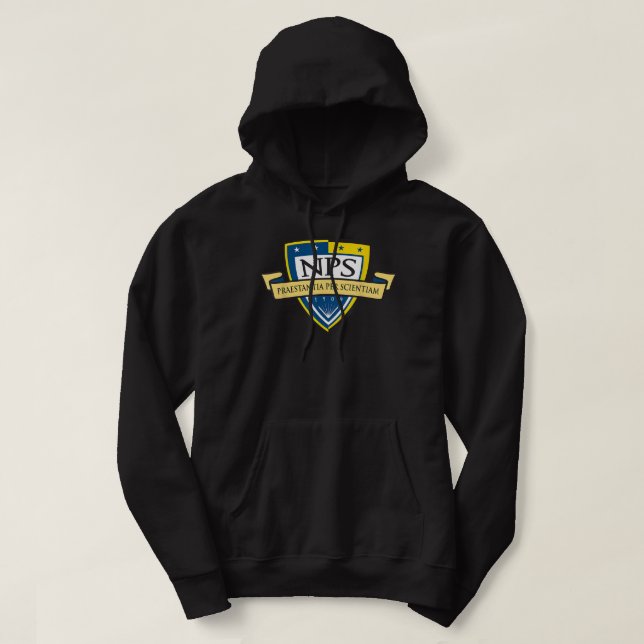 Naval Postexamen School NPS-flottan School Veteran Hoodie (Design framsida)